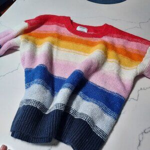 Multicolor OldNavy sweater rainbow sweater